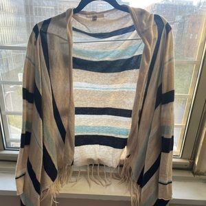 Striped Fringe Sweater